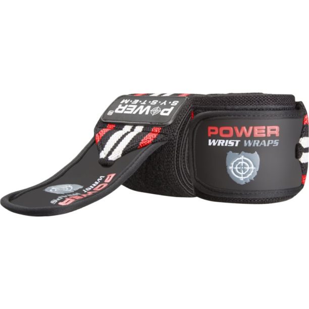 Power System Wrist Wraps бандаж за китка боя Red 2 бр.