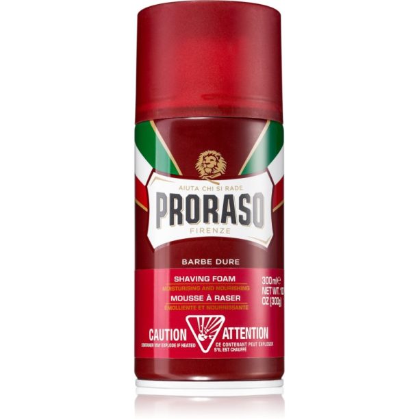 Proraso Red пяна за бръснене с подхранващ ефект 300 мл.