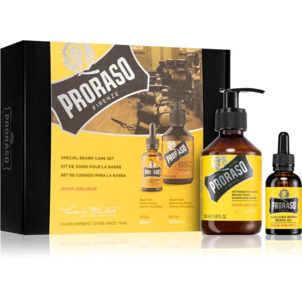 Proraso Set Beard Original подаръчен комплект Wood and Spice за мъже