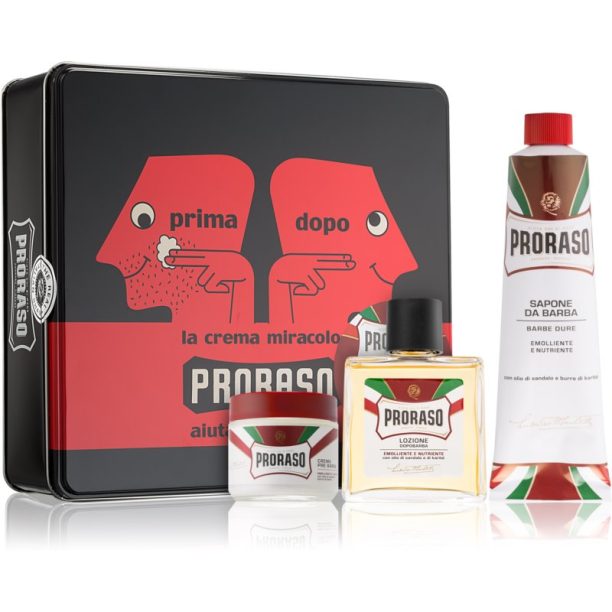 Proraso Set Whole Routie комплект за бръснене Red за мъже