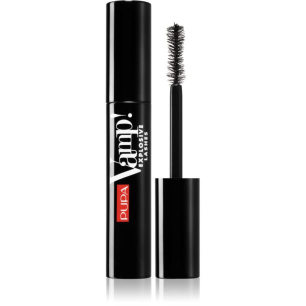 Pupa Vamp! Explosive Lashes спирала за обем и удължаване на мигли цвят 110 Black 12 мл.