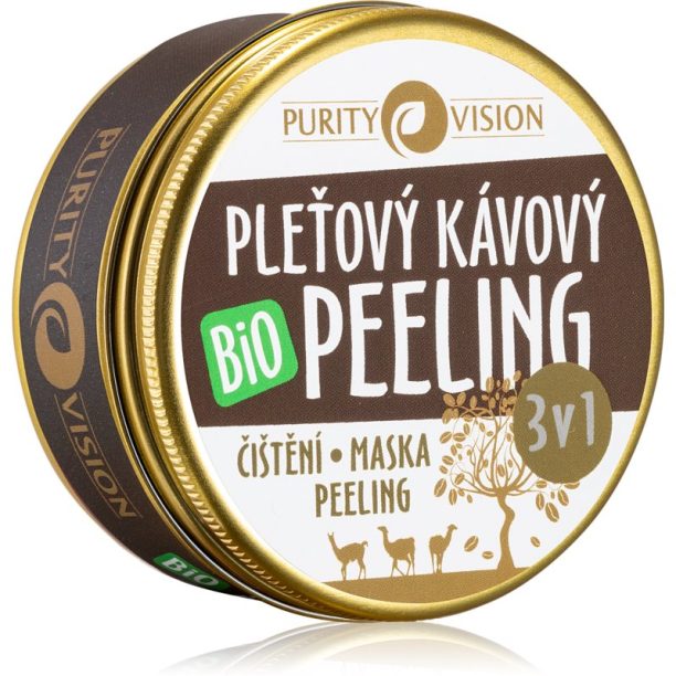 Purity Vision BIO пилинг за лице с екстракти от кафе 70 мл.