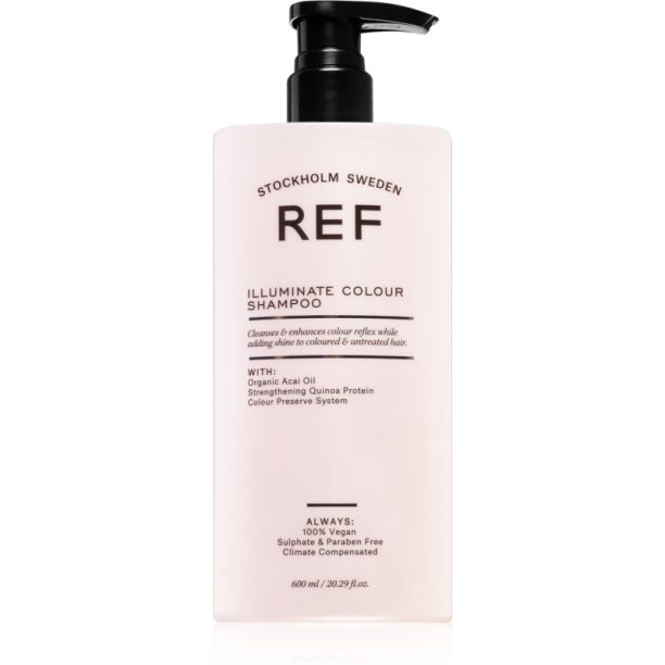 REF Illuminate Colour Shampoo хидратиращ шампоан за боядисана коса 600 мл.