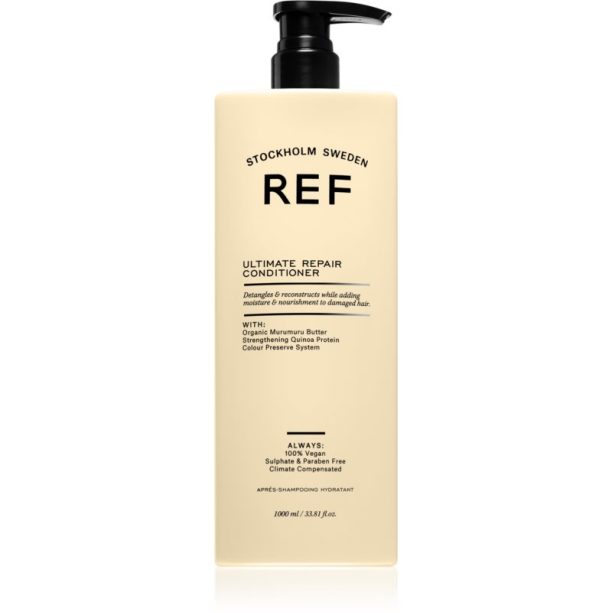 REF Ultimate Repair Conditioner дълбоко регенериращ балсам за увредена коса 1000 мл.