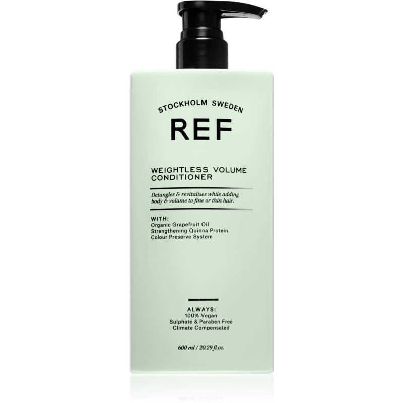 REF Weightless Volume Conditioner балсам за тънка коса без обем за обем в корените 600 мл.