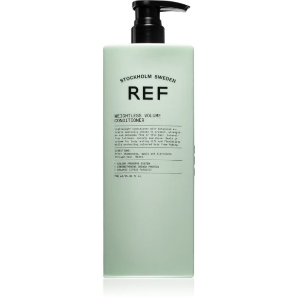 REF Weightless Volume Conditioner балсам за тънка коса без обем за обем в корените 750 мл.