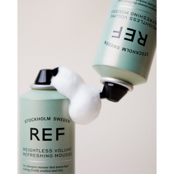 REF Weightless Volume Refreshing Mousse сух шампоан пяна за обем 200 мл. купи на топ цена