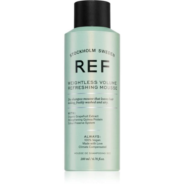 REF Weightless Volume Refreshing Mousse сух шампоан пяна за обем 200 мл. на ниска цена