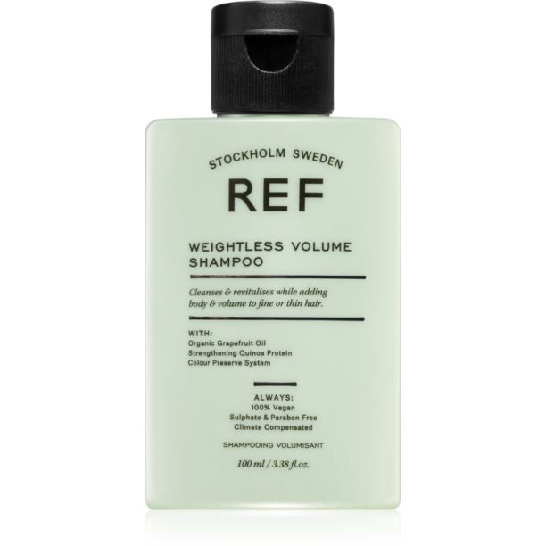 REF Weightless Volume Shampoo шампоан за тънка коса без обем в корените 100 мл.