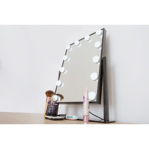 RIO Hollywood Glamour Large Lighted Mirror козметично огледалце купи на топ цена