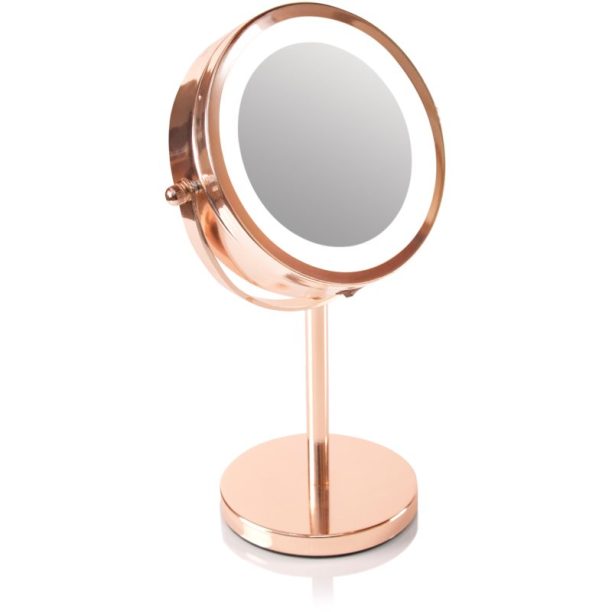 RIO Rose gold mirror огледало за гримиране с LED осветление