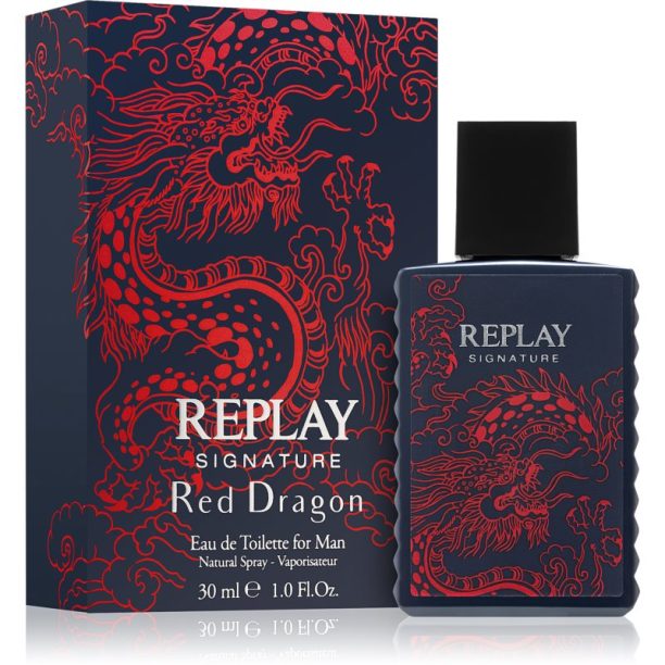 Replay Signature Red Dragon For Man тоалетна вода за мъже 30 мл. на ниска цена