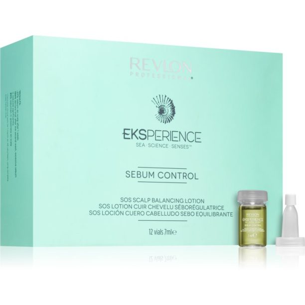 Revlon Professional Eksperience Sebum Control процедура за мазна коса и мазен скалп 12x7 мл.