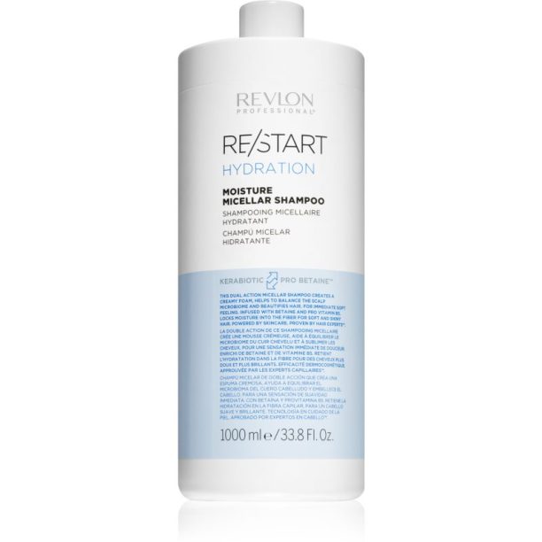 Revlon Professional Re/Start Hydration хидратиращ шампоан за суха и нормална коса 1000 мл.