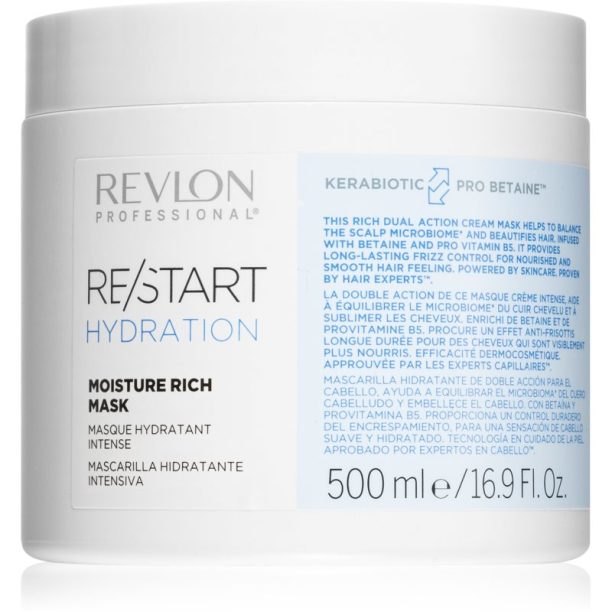 Revlon Professional Re/Start Hydration хидратираща маска за суха и нормална коса 500 мл.