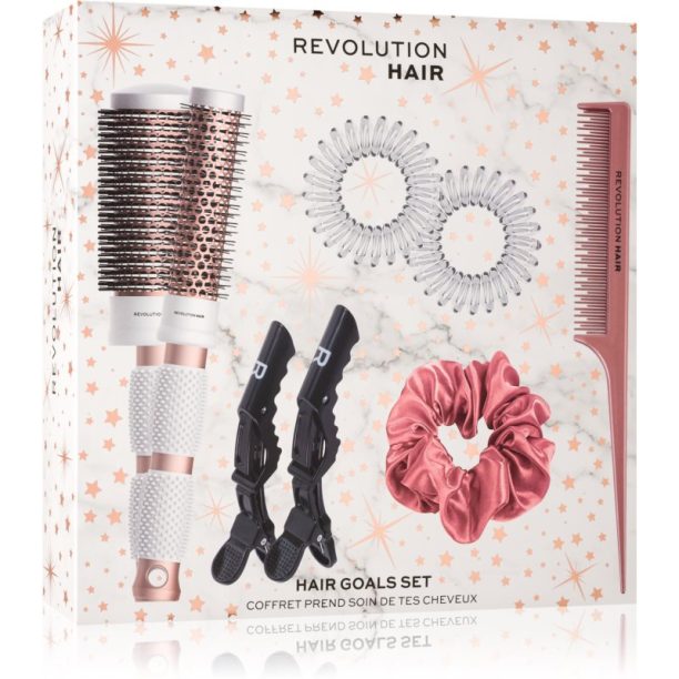 Revolution Haircare Hair Goals Set подаръчен комплект (за постигане на съвършен вид на косата) на ниска цена