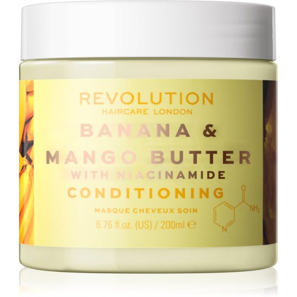 Revolution Haircare Hair Mask Banana & Mango Butter интензивно грижа - маска За коса 200 мл.