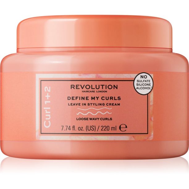 Revolution Haircare My Curls 1+2 Define My Curls стилизиращ крем за чуплива коса 220 мл.