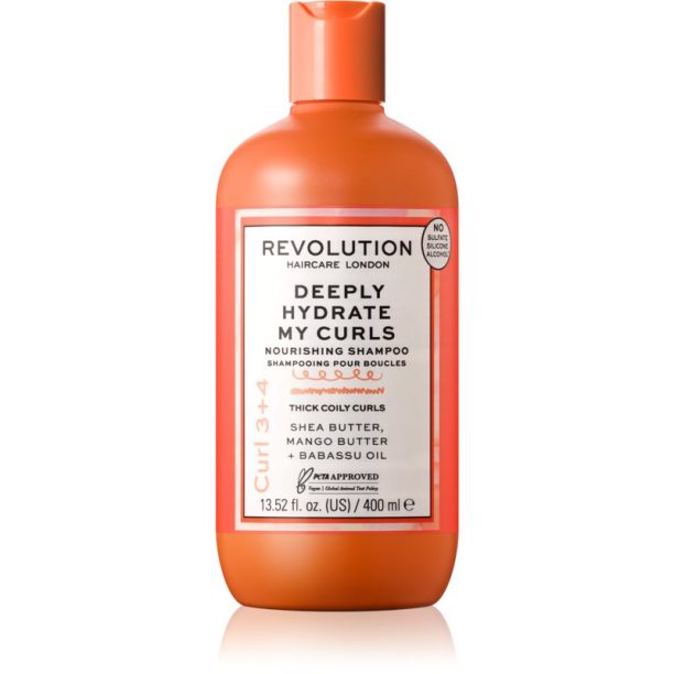 Revolution Haircare My Curls 3+4 нежен почистващ шампоан за къдрава коса 400 мл.