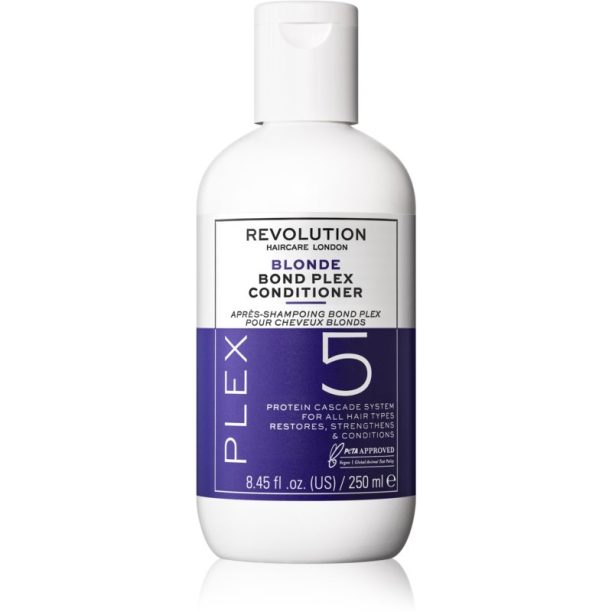 Revolution Haircare Plex Blonde No.5 Bond Conditioner интензивна грижа за коса за суха и увредена коса 250 мл. на ниска цена