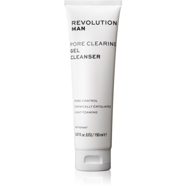 Revolution Man Pore Clearing почистващ гел за хидратиране на кожата и минимизиране на порите 150 мл. на ниска цена