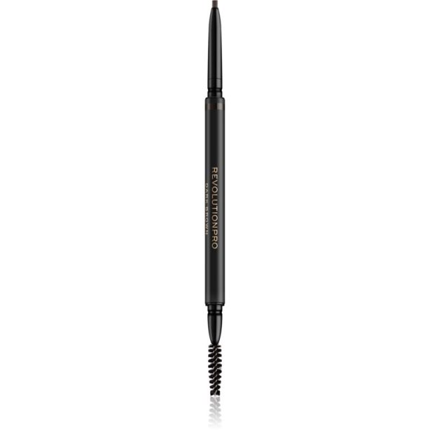 Revolution PRO Define And Fill Brow Pencil прецизен молив за вежди цвят Dark Brown 0.1 гр. на ниска цена