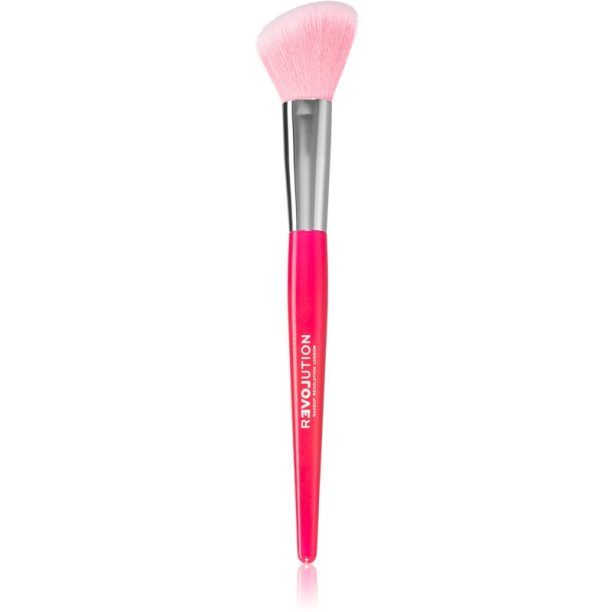 Revolution Relove Brush Queen скосена четка за пудра и бронзър 1 бр.