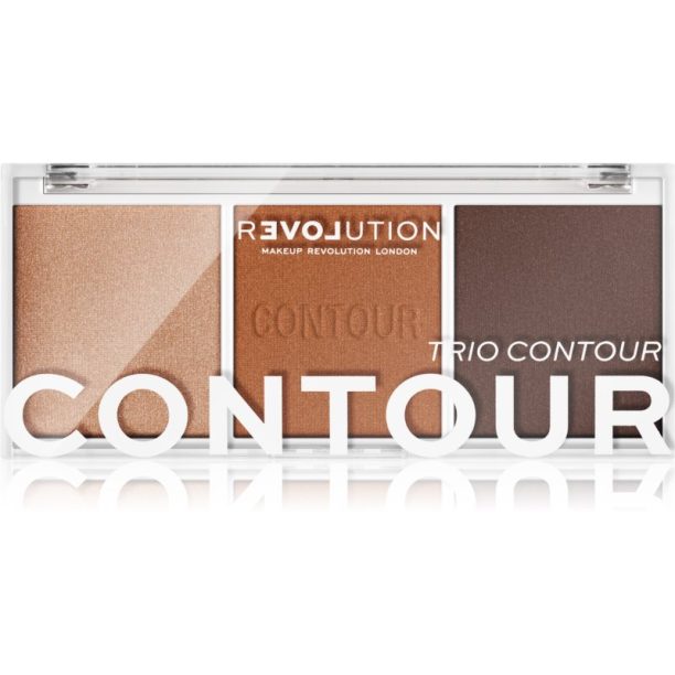 Revolution Relove Colour Play контурираща палитра за лице цвят Bronze Sugar 6 гр.