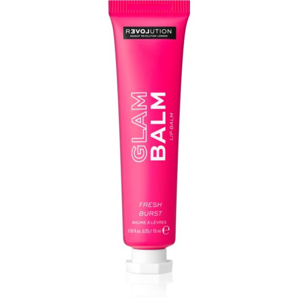 Revolution Relove Glam Balm подхранващ балсам за устни с аромат Fresh Burst Watermelon 15 гр.