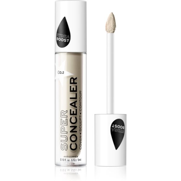 Revolution Relove Super Concealer овлажняващ коректор цвят C0.2 3 мл.