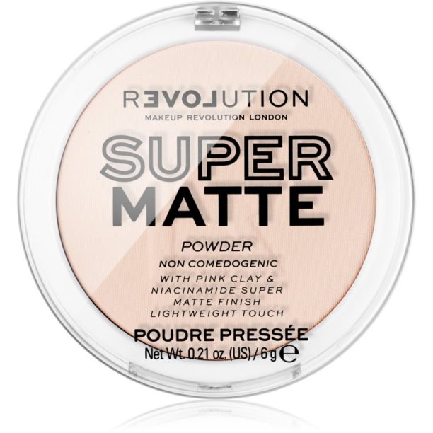 Revolution Relove Super Matte Powder матираща пудра цвят Translucent 6 гр.