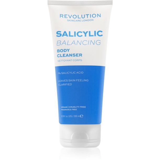 Revolution Skincare Body Salicylic (Balancing) душ гел  s AHA 200 мл.