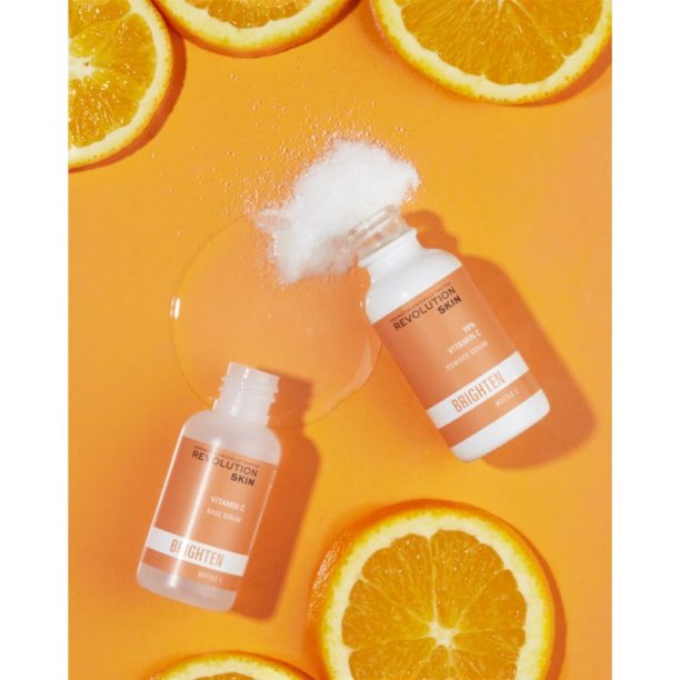 Revolution Skincare Brighten 15% VItamin C двуфазен серум за озаряване на лицето 30 мл. купи на топ цена