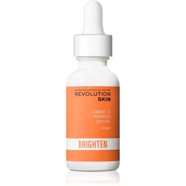 Revolution Skincare Brighten Carrot & Pumpkin Enzyme регенериращ и озаряващ серум 30 мл. на ниска цена