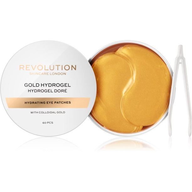 Revolution Skincare Gold Hydrogel хидрогелова маска за зоната около очите със злато 60 бр.