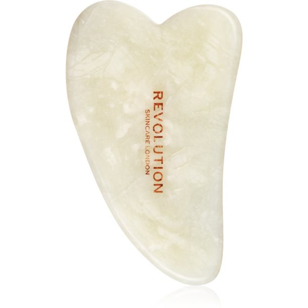 Revolution Skincare Gua Sha Jade масажно приспособление за лице