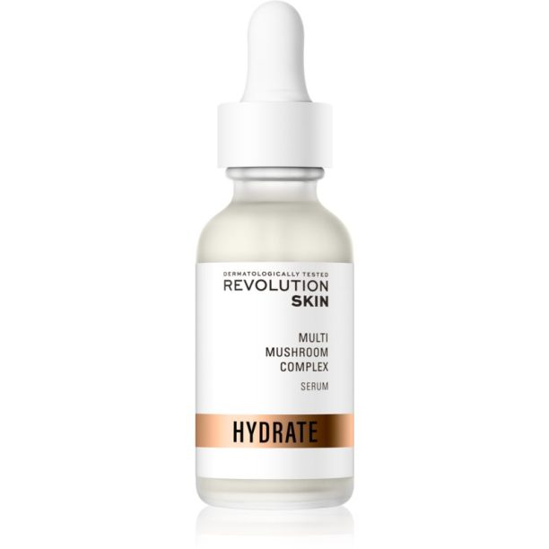 Revolution Skincare Hydrate Multi Mushroom Complex дълбоко подхранващ и хидратиращ серум за озаряване на лицето 30 мл. на ниска цена