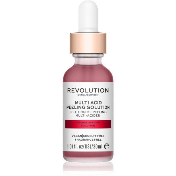 Revolution Skincare Multi Acid Peeling Solution дълбоко почистващ пилинг s AHA 30 мл.