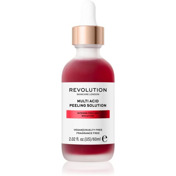 Revolution Skincare Multi Acid Peeling Solution дълбоко почистващ пилинг s AHA 60 мл. на ниска цена