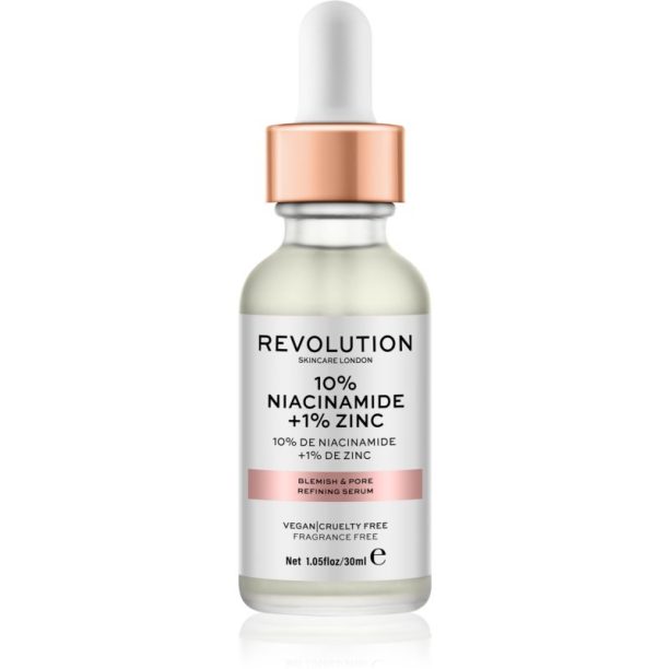 Revolution Skincare Niacinamide 10% + Zinc 1% серум за разширени пори 30 мл. на ниска цена