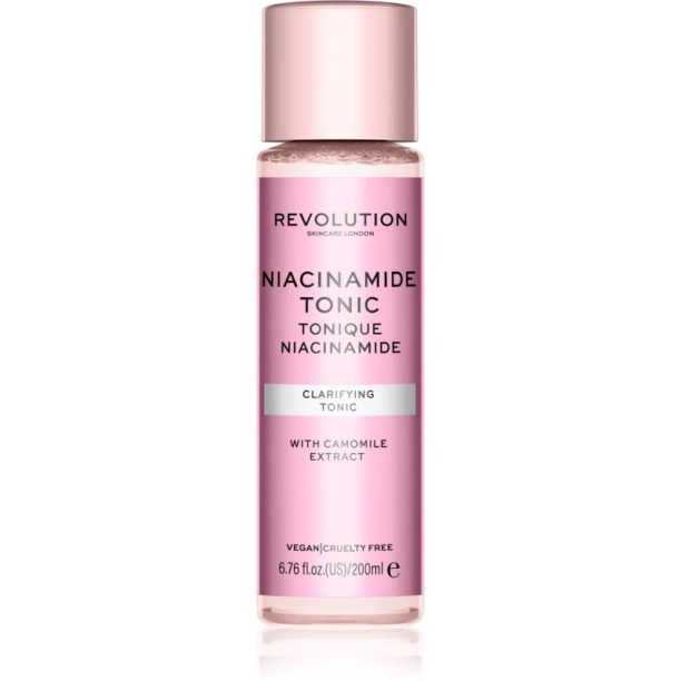 Revolution Skincare Niacinamide нежно почистващ тоник 200 мл.