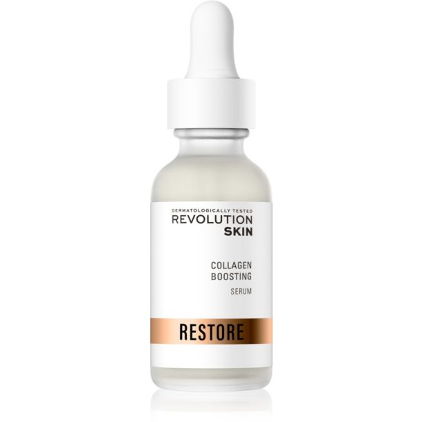 Revolution Skincare Restore Collagen Boosting ревитализиращ хидратиращ серум за подпомагане на образуването на колаген 30 мл.