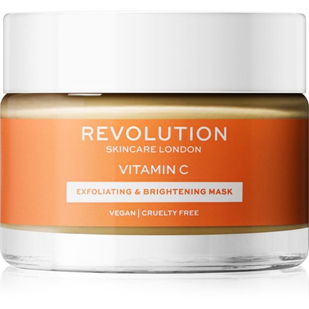 Revolution Skincare Vitamin C ексфолираща маска за освежаване и изглаждане на кожата 50 мл. на ниска цена