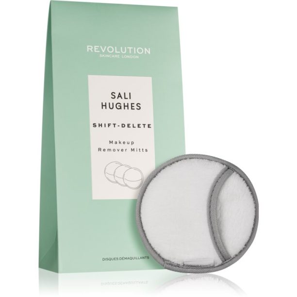 Revolution Skincare X Sali Hughes Shift-Delete тампони за почистване на грим 3 бр.