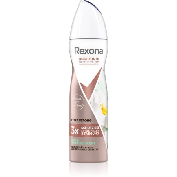 Rexona Maximum Protection Lime & Waterlily Scent антиперспирант срещу силно изпотяване 150 мл. на ниска цена