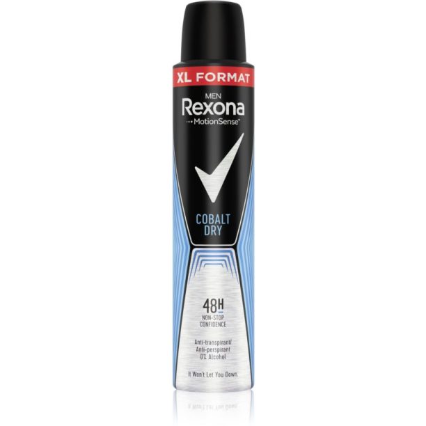 Rexona Men Maximum Protection антиперспирант-спрей за мъже XL Cobalt Dry 200 мл.