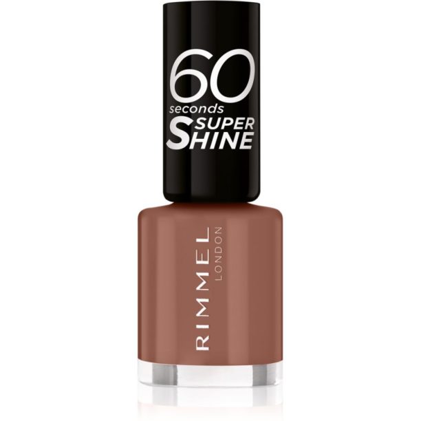 Rimmel 60 Seconds Super Shine лак за нокти цвят 101 Taupe Throwback 8 мл. на ниска цена