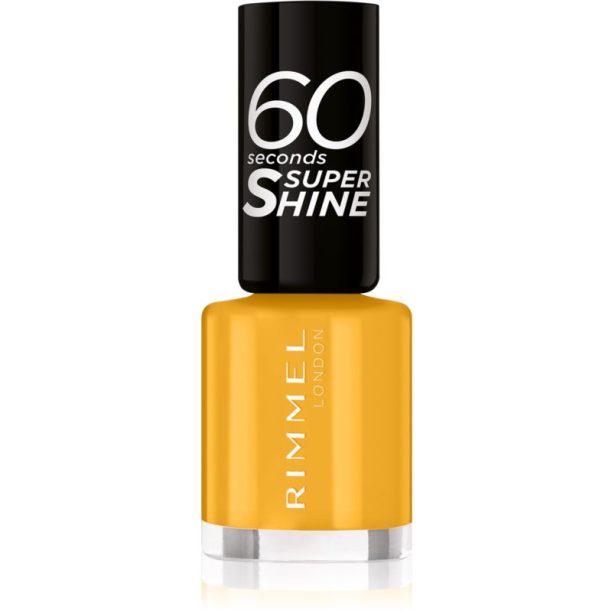 Rimmel 60 Seconds Super Shine лак за нокти цвят 150 Sandy Toes 8 мл.