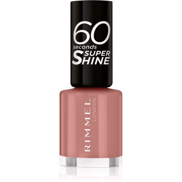 Rimmel 60 Seconds Super Shine лак за нокти цвят 230 Mauve To The Music 8 мл. на ниска цена