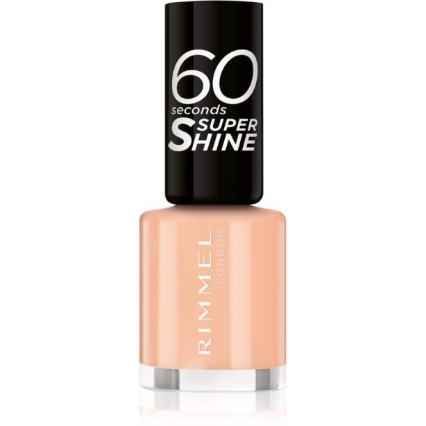 Rimmel 60 Seconds Super Shine лак за нокти цвят 401 Nude Nostalgia 8 мл. на ниска цена